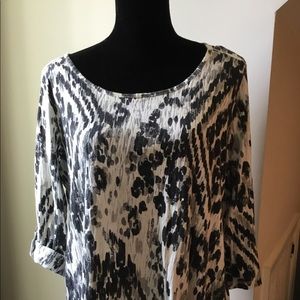 Chico’s Boat Neck 3/4 Sleeve